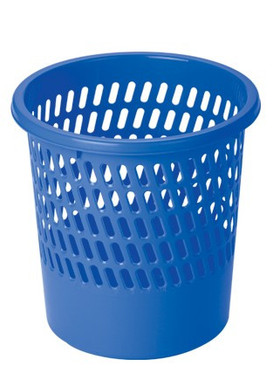 5个包邮 富强 垃圾桶 塑料 蓝色 废纸篓 FQ-9553【新时代文具】