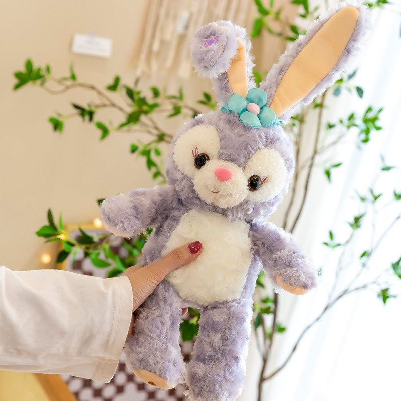 卡通玩偶星黛露毛绒公仔紫色兔子可爱布娃娃玩偶抱枕女生礼物