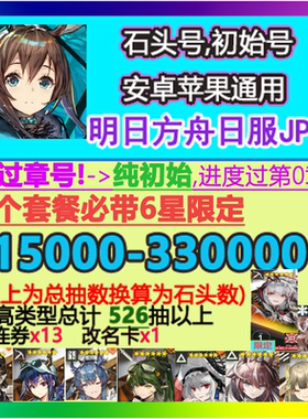 明日方舟 Arknightsアークナイツ日服 初始号  自抽号石头号