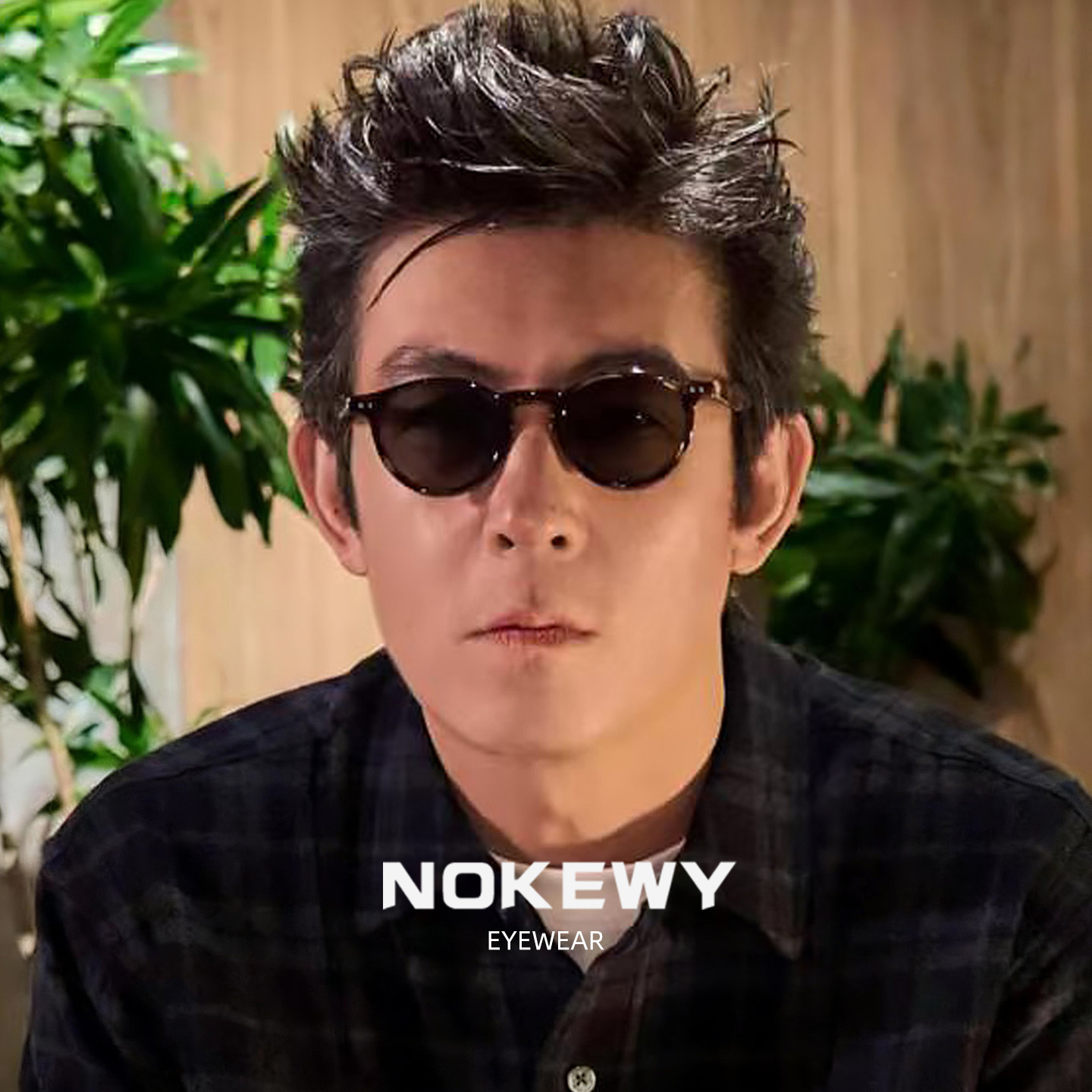 陈冠希同款复古圆框偏光太阳镜墨镜男高级感痞帅开车近视可配度数