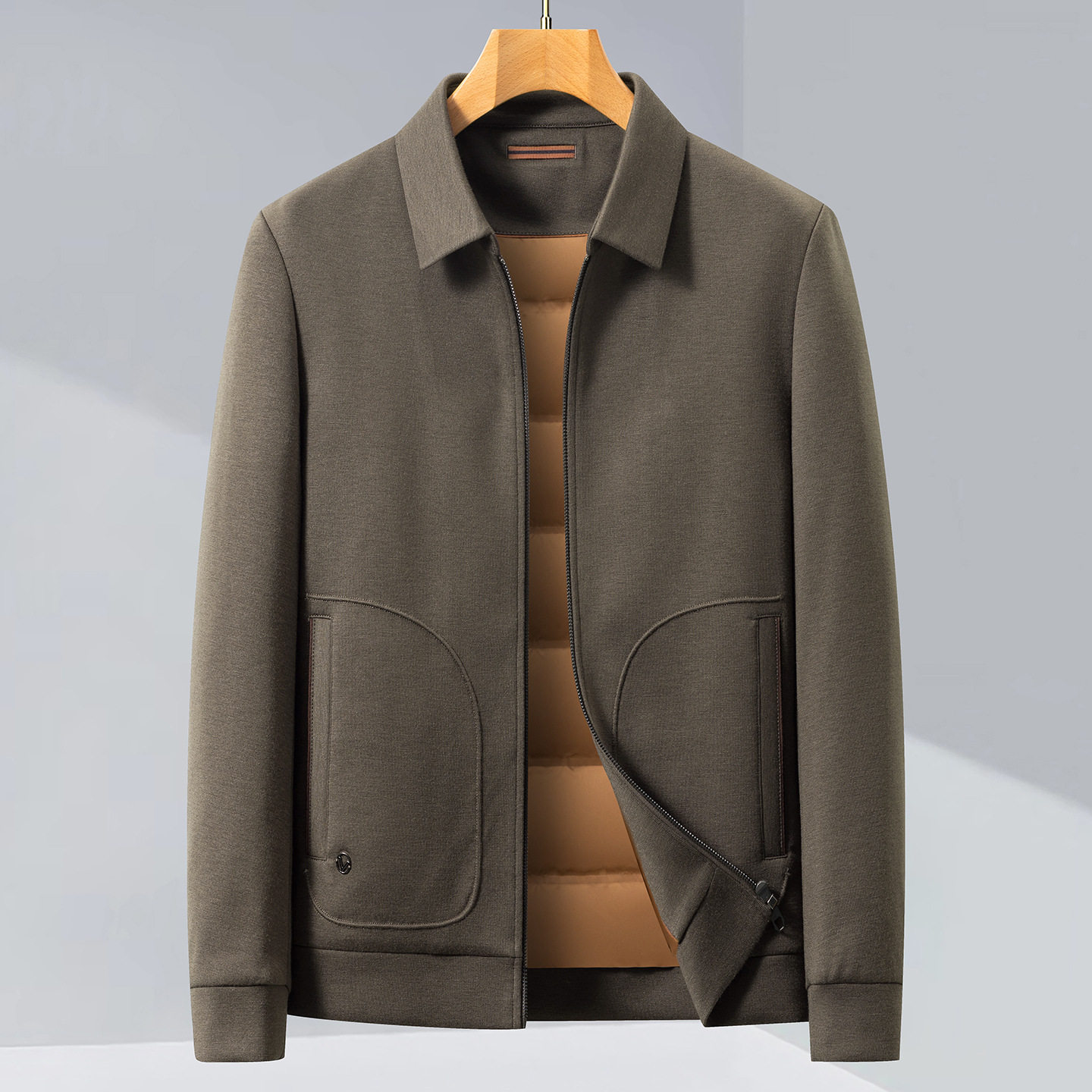 普洛克正品 毛呢羽绒内胆秋冬季男装商务翻领加厚保暖羊毛外套,童装/婴儿装/亲子装,羽绒服,淘宝优惠券,粉丝福利购,淘宝优惠卷