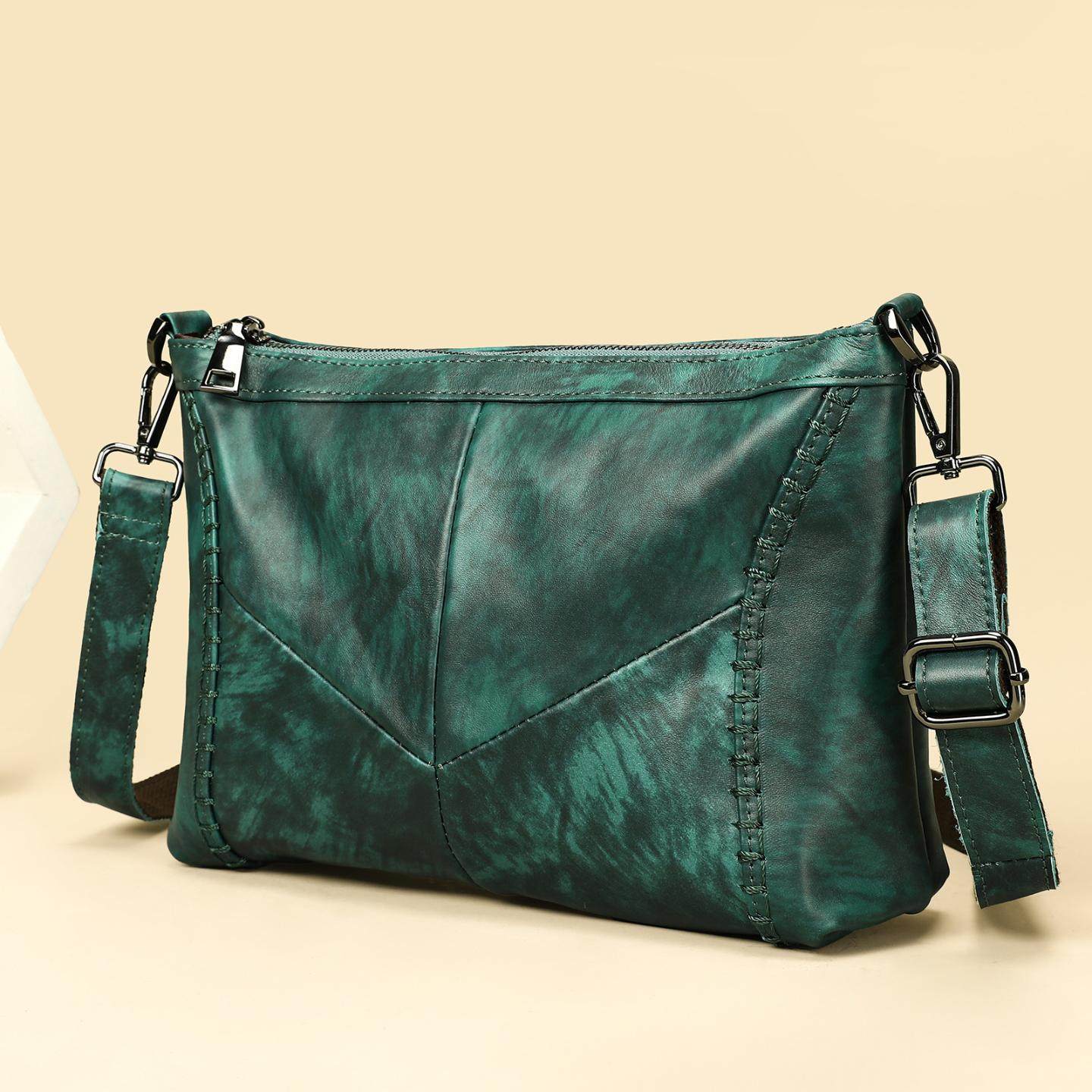 普洛克正品 钱包女气质鳄鱼纹漆皮多卡位大容量大钞高级感钱夹女