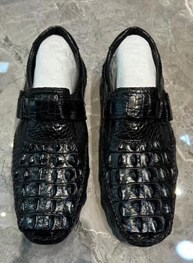 普洛克正品 闲鞋男士百搭潮流真鳄背骨皮八爪鱼男鞋黑色耐磨鞋子