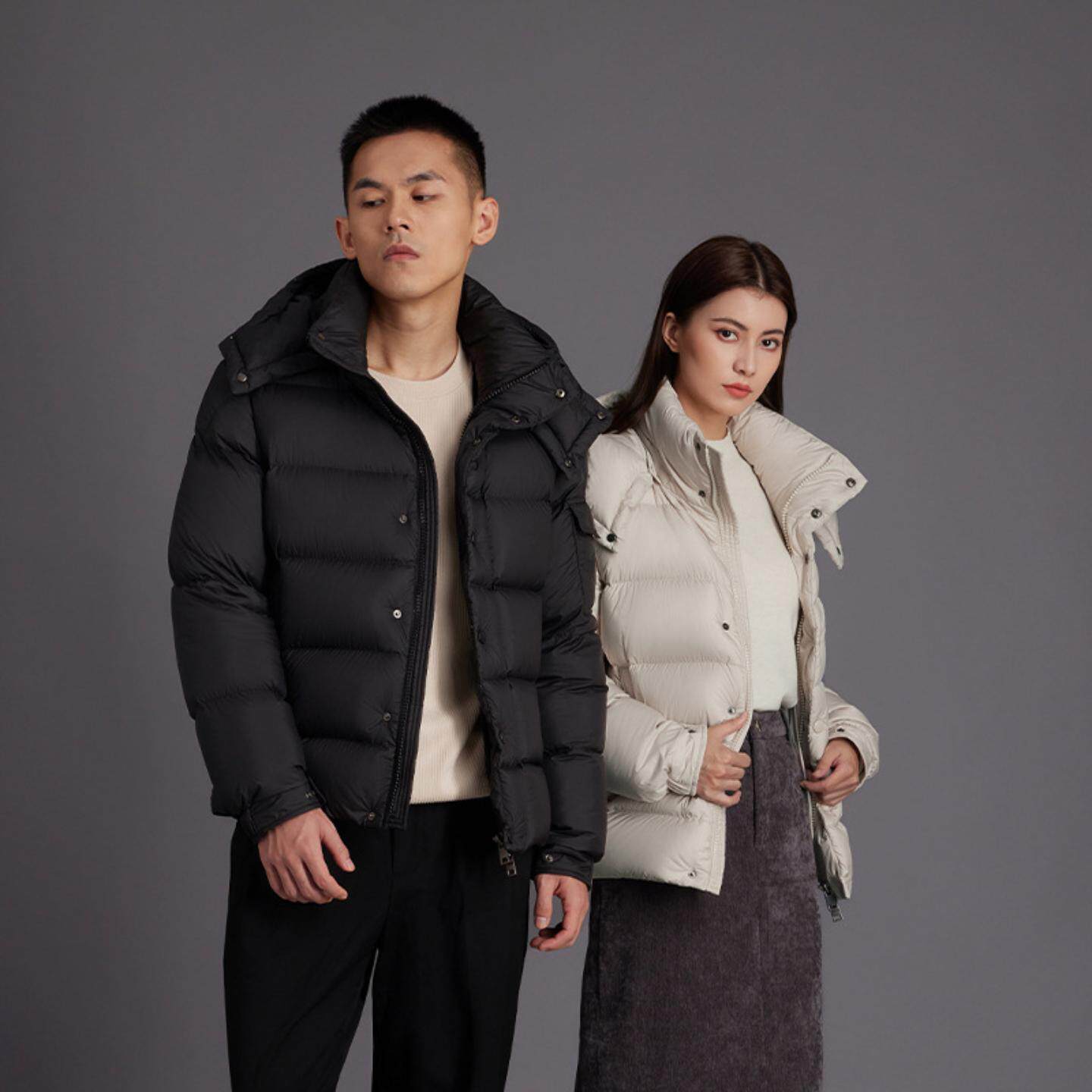 普洛克正品 秋冬新款鹅绒羽绒服女短款小个子冬季加厚保暖时尚简