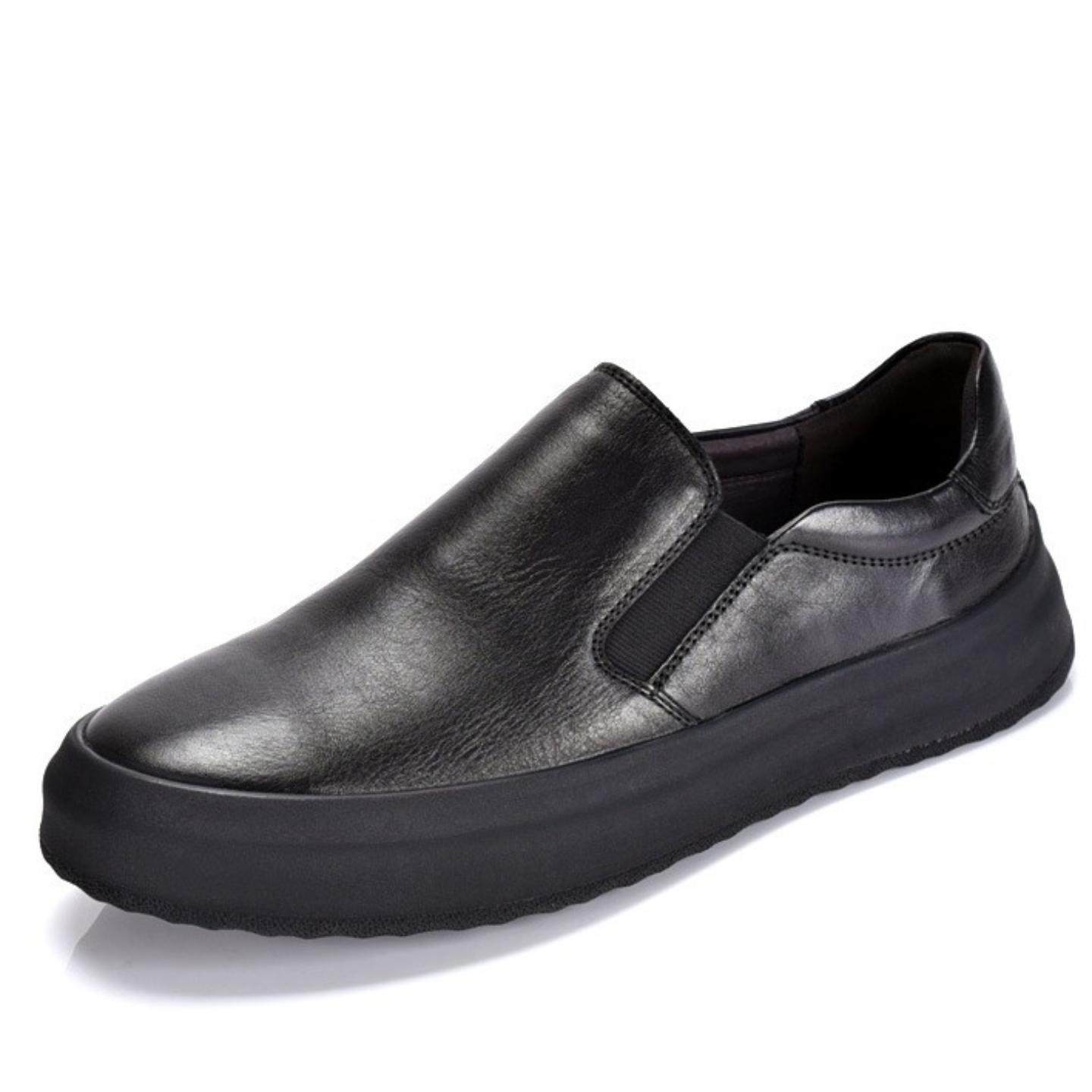 普洛克正品 福鞋男真皮夏透气休闲鞋潮流百搭软皮懒人豆豆鞋男,流行男鞋,马丁靴,淘宝优惠券,粉丝福利购,淘宝优惠卷