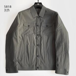 普洛克正品 白鹅绒羽绒服商务男士休闲夹克厚款翻领秋冬外套工装