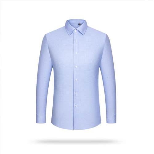 普洛克正品 00支弹力DP纯棉衬衫男士免烫4.0职业长袖提花商务衬衣