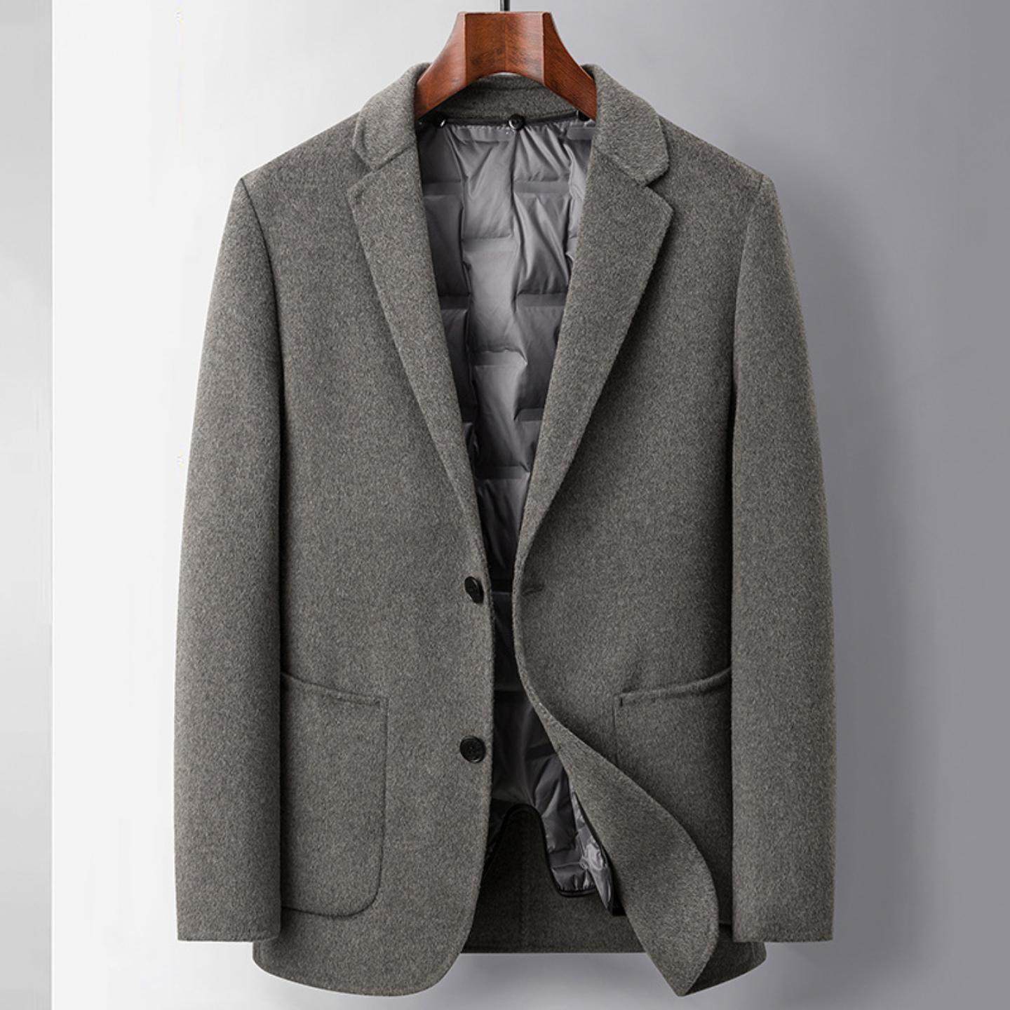 普洛克正品 秋冬休闲商务双面羊毛呢子大衣短款羽绒内胆西羽绒服,童装/婴儿装/亲子装,羽绒服,淘宝优惠券,粉丝福利购,淘宝优惠卷