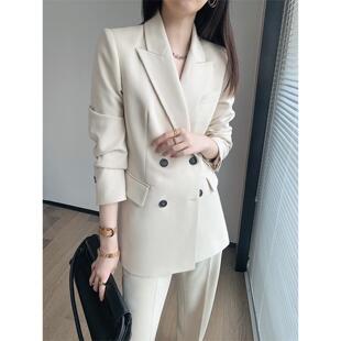 普洛克正品 西装外套3色设计感小众秋款春秋冬休闲女装秋季小西服