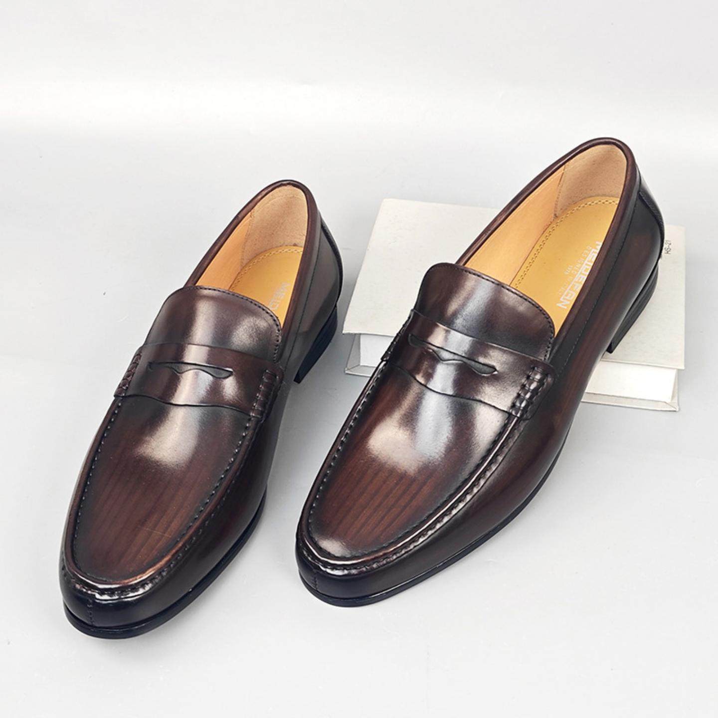 普洛克正品 春秋新款男商务皮鞋休闲皮鞋男懒人乐福鞋吸汗透气,流行男鞋,马丁靴,淘宝优惠券,粉丝福利购,淘宝优惠卷