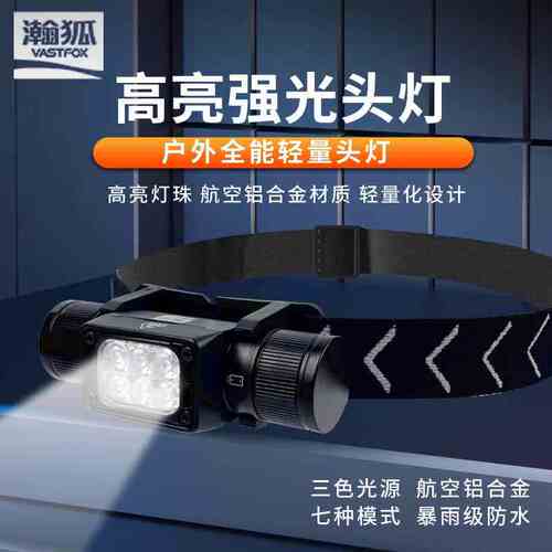 瀚狐头灯2025新款强光超
