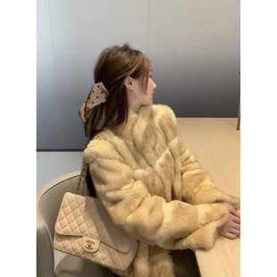 （吴大笑）流星变奏曲～气质百搭显瘦时髦不老气兔毛两穿皮草外套