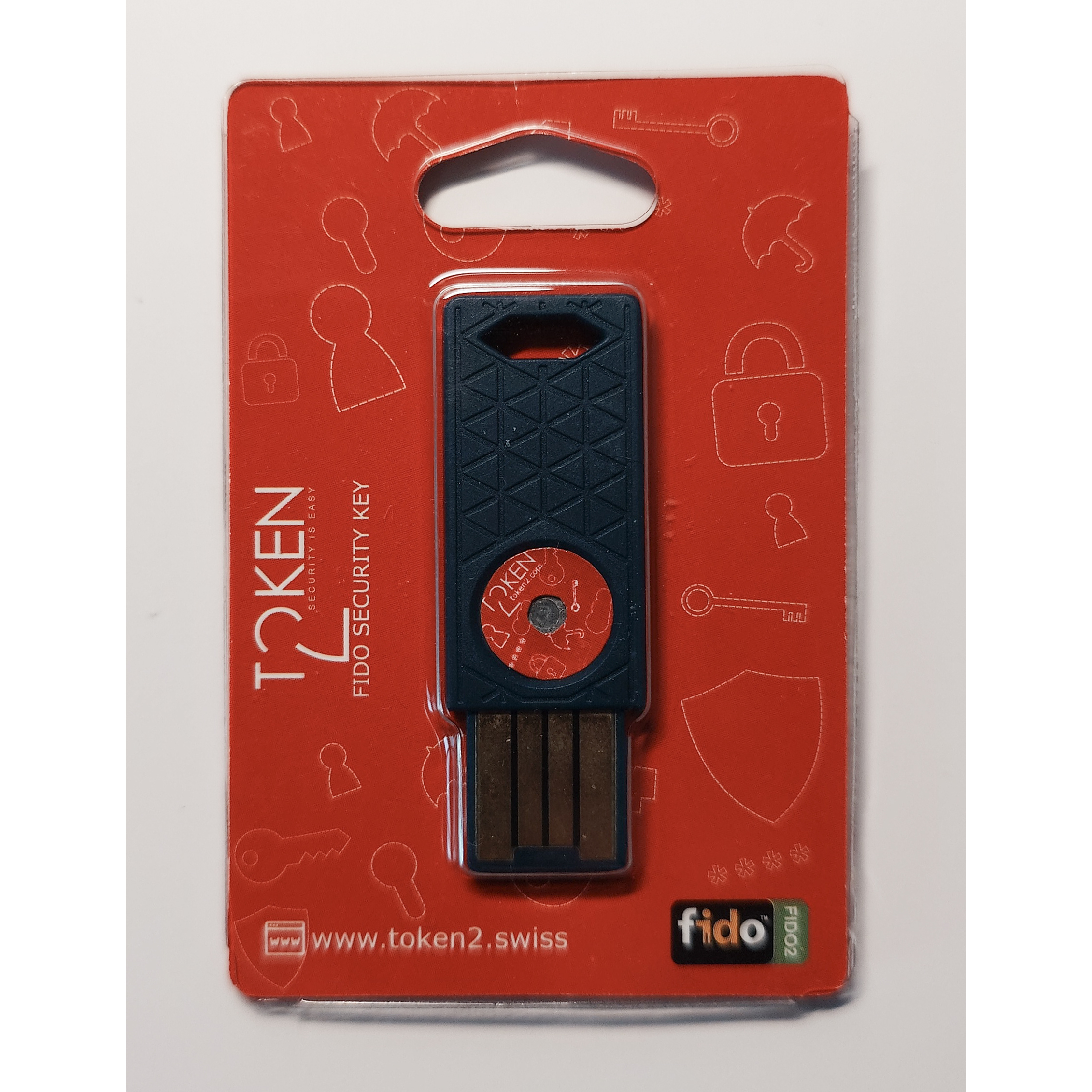 Fido2安全密钥 Passkey 美银 Token2 T2F2
