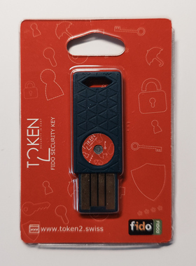 Fido2安全密钥 Passkey 美银 Token2 T2F2