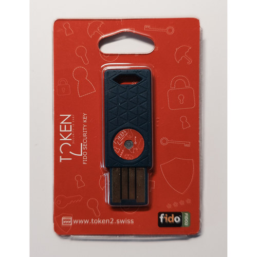 Fido2安全密钥 Passkey 美银 Token2 T2F2