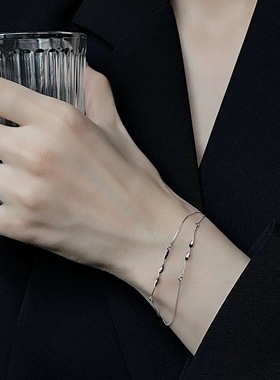 莫比乌斯双层手链小众生日礼物