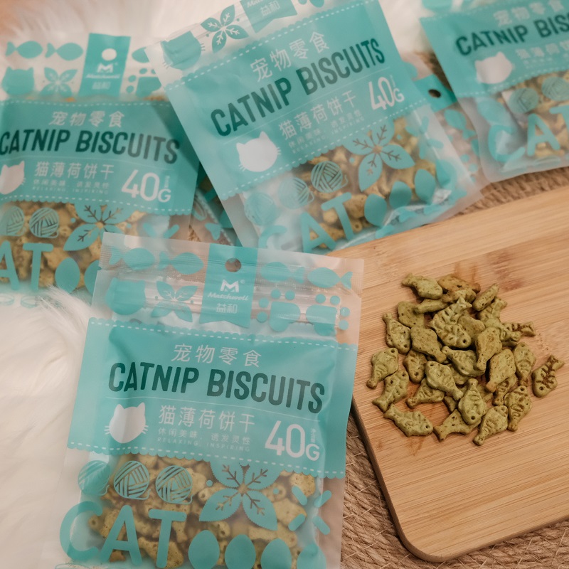 啦调酱益和猫薄荷饼干猫草宠物幼成猫零食磨牙洁齿化毛去毛球