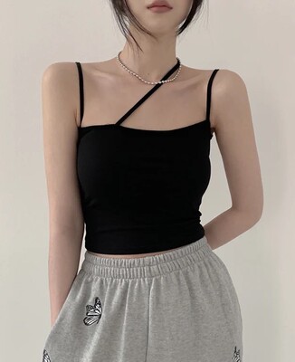 多吊带纯色吊带百搭无袖