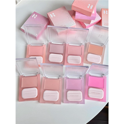 质地Holika腮红自然膏慕斯收缩氛围奶油膨胀感哑光韩国惑丽客新款