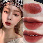 韩国正品 3ce谣言口红116方管哑光雾面唇膏女909砖红色220南瓜222