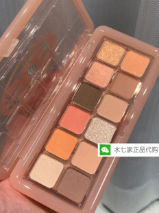 韩国新品 frame秋冬新色new 3ce12色眼影水泥盘哑光大地色motion