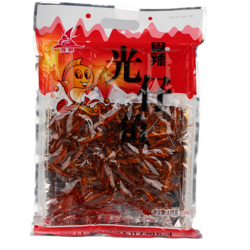 誉海香辣光仔鱼175g厦门即食鱼干