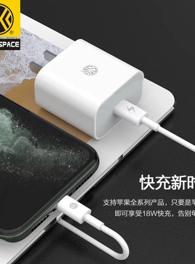SKK-S586 20W苹果PD充电器异国也能安全快充支持AC100-240V电压J