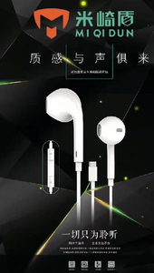 米崎盾MQ-16半入耳式TYPE-C接口有线耳机隔音降噪可调节音量Y