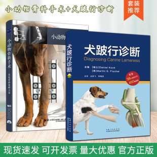 2本一套 犬跛行诊断 小动物骨科手术 整骨医生整脊医生 套装 常见骨折处理方案 专业学生全科医生理疗师