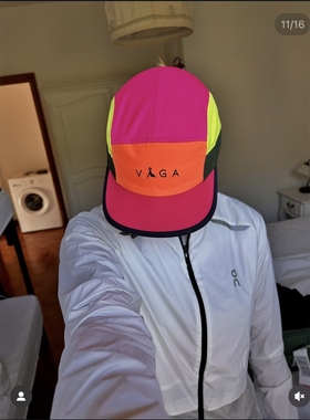 英国vaga club cap男女马拉松越野跑遮阳帽速干鸭舌帽跑步帽排汗