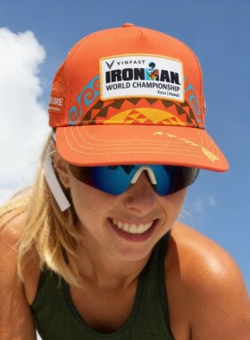Vinfast联名IRONMAN世界锦标赛纪念帽Kona Hawaii铁人三项运动帽