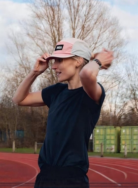 英国vaga 专业马拉松防水帽男女越野跑防风超轻高性能跑步帽排汗