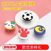 粘贴式 安全健康可爱卡通儿童房门防撞软胶免钉小拉手柜门抽屉免打