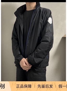 正品现货Moncler Octano 24春夏男士大标立领弧边夹克外套1A00078