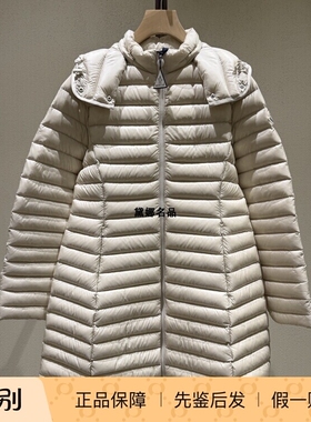 正品现货 Moncler Igelong 25秋冬女士中长款带帽羽绒服 1C00006
