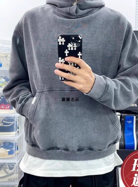 正品现货 Represent Blanks 男士宽松版纯色带帽卫衣M04095
