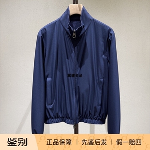 LoroPiana Bomber Windmate25秋冬男士双面穿亚麻夹克外套FAP3595