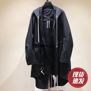 Rick Owens 21SS 主线 男士宽松版Parka大衣外套 RU21S6971