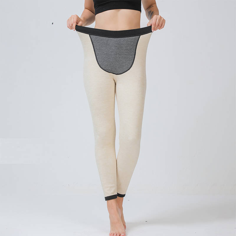 梦凡迪专柜同款男女保暖裤情侣桑蚕丝可机洗加护膝防寒加厚棉裤