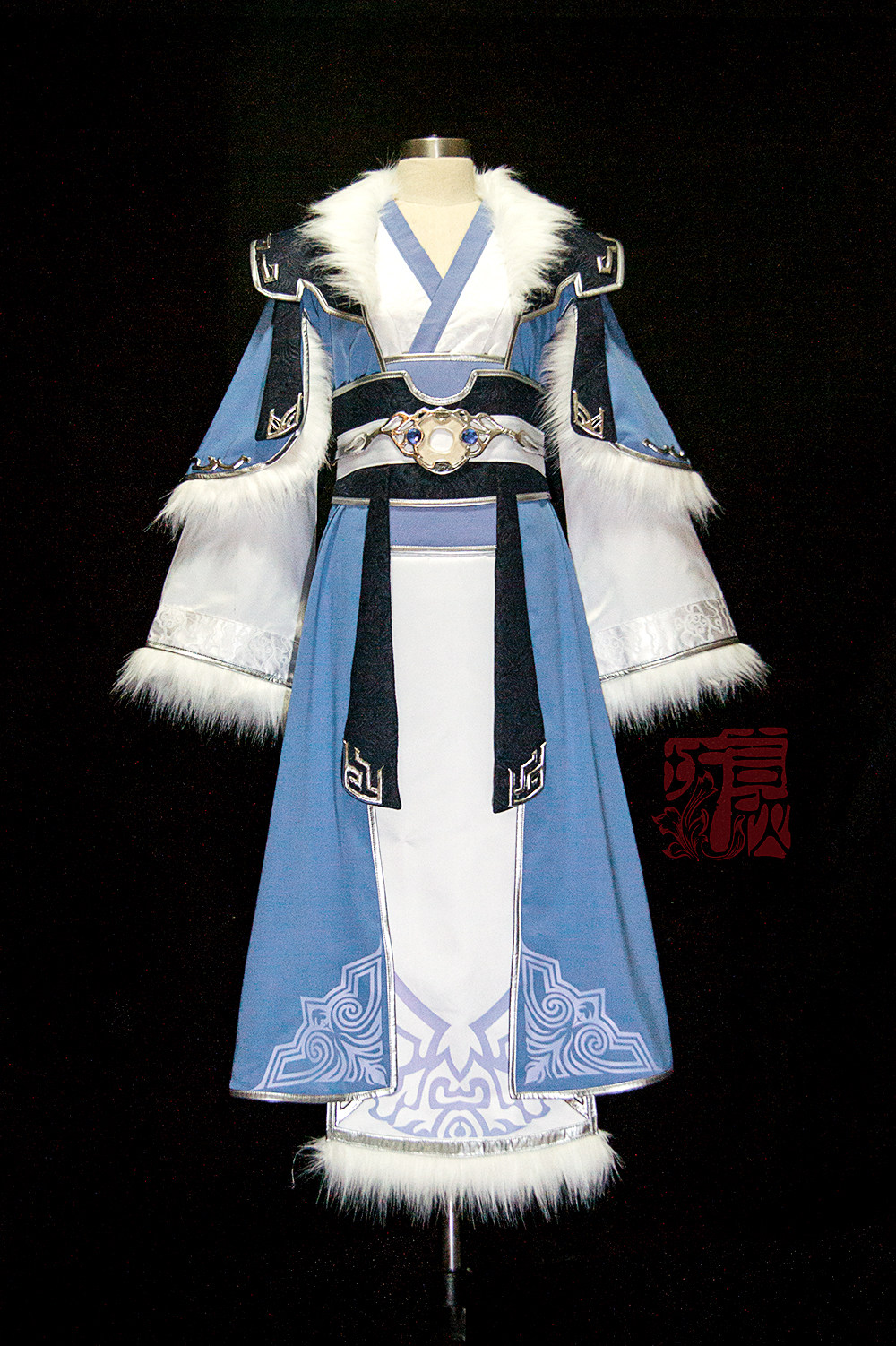 【言欣坊】天涯明月刀ol/太白校服剑啸寒川男/cos服定做 天刀