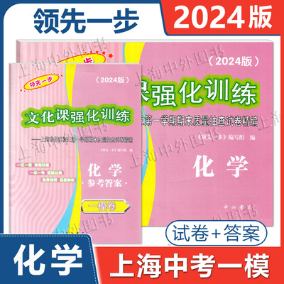 2024年版上海中考一模卷化学