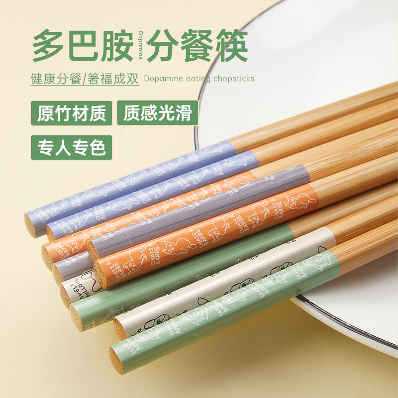 唐宗筷楠竹筷子家用新款高档无漆无蜡防霉食品级筷子分餐专人专用图片