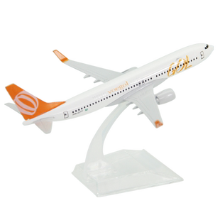 800巴西GOL航空客机礼品摆件16厘米 合金仿真飞机模型波音B737