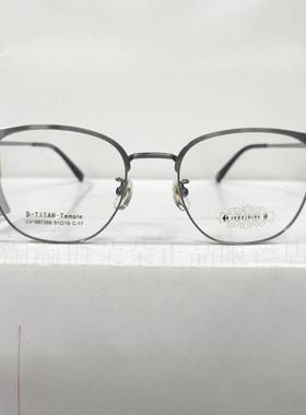 专柜正品哥拓普纯钛时尚眼镜框架光学镜可配镜片商务87269-c17