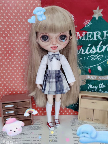 blythe 小布ob24 azone 学院风Jk制服套装多色可选配件集合