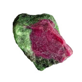 水玉冰魄天然印度红绿宝摆件 雕刻料 红绿宝原石原矿