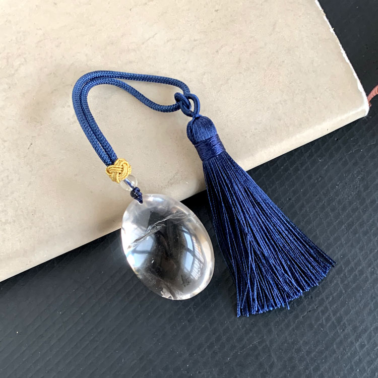 天然白水晶把玩原石手把包挂车挂