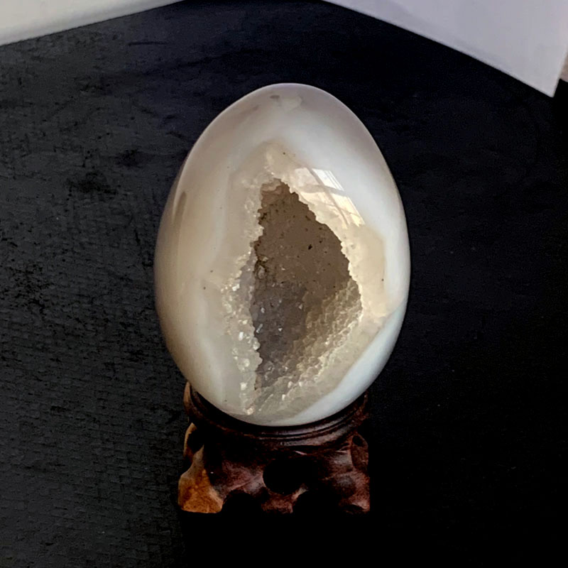天然玛瑙水晶洞摆件聚宝盆实物