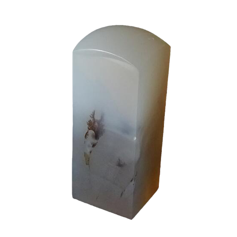 天然水草玛瑙玛瑙印章海洋玉髓