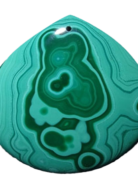 天然孔雀石毛衣链象形吊坠